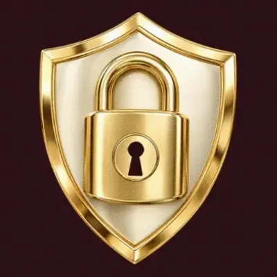 Shield with padlock — Amon