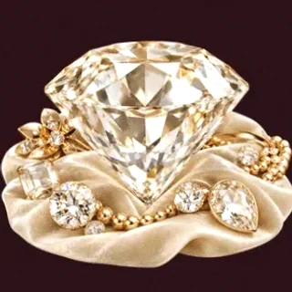 Faceted diamond gemstone — Amon