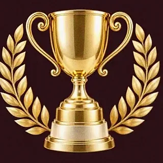 Gold trophy cup — Amon