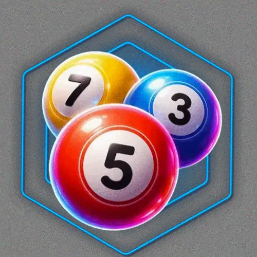 Numbered bingo balls