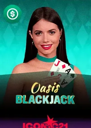 Oasis Blackjack live game cover